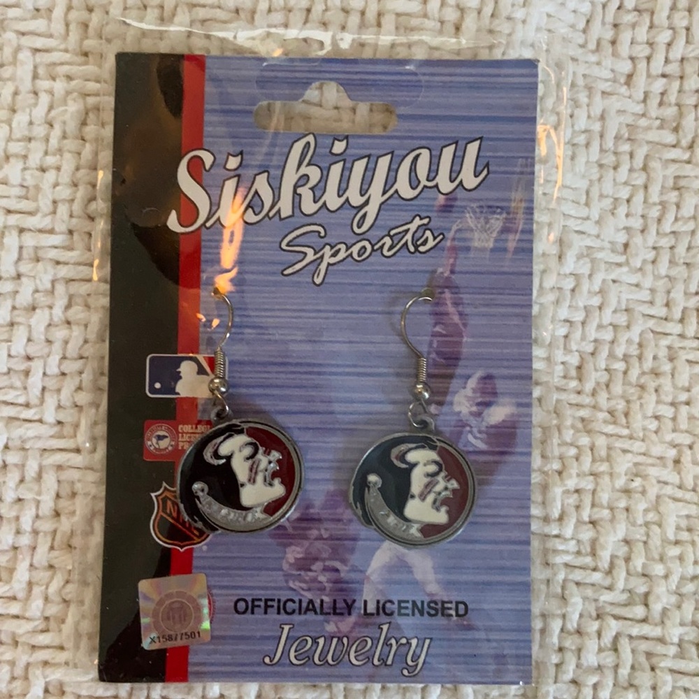 Florida State Dangle Earrings